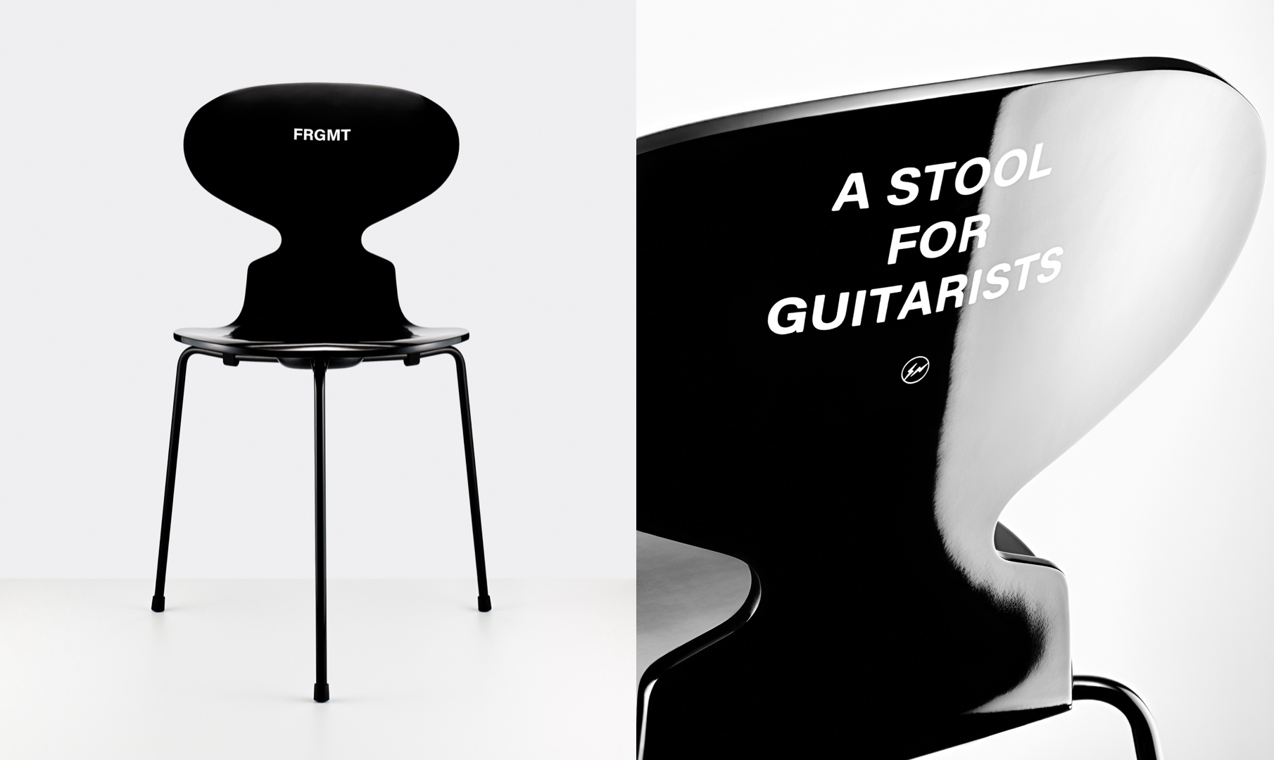 Fritz Hansen collaborates with fragment design to unveil an exclusive Ant Chair model